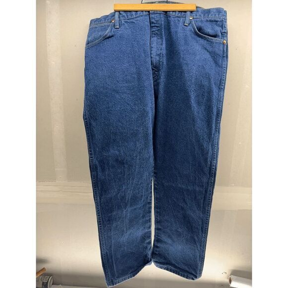 Vintage Wrangler Jeans Mens 42x30 Blue Cowboy Cut Pro-Rodeo Competition 13MWZ - Picture 1 of 6